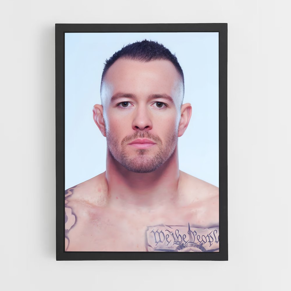 Poster Warrior Ink – affiche MMA (vue 2)